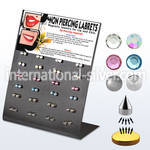 mg91 fake illusion body jewelry surgical steel 316l belly button