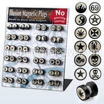 mgipl cheaters  illusion plugs and tapers anodized surgical steel 316l belly button