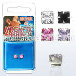 mgzq4m fake illusion body jewelry silver 925 belly button