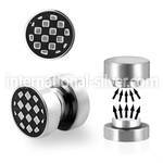 mip15 cheaters  illusion plugs and tapers surgical steel 316l ear lobe