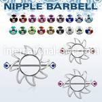 mjnp103 straight barbells surgical steel 316l nipple