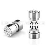 mpmc6 cheaters  illusion plugs and tapers surgical steel 316l belly button