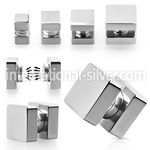 mpsq cheaters  illusion plugs and tapers surgical steel 316l ear lobe