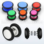 mpvr cheaters  illusion plugs and tapers acrylic body jewelry belly button