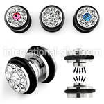 mpxcg cheaters  illusion plugs and tapers surgical steel 316l belly button