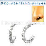 nbcum 925 silver nose bones nose piercing