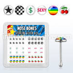 nblgx3 nose bone silver 925 nose