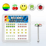 nblgx5 nose bone silver 925 nose