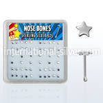 nbxsa nose bone silver 925 nose