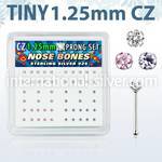 nbzbm12 nose bone silver 925 nose