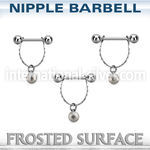 npdl27 straight barbells surgical steel 316l nipple