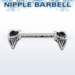 npsh16 straight barbells surgical steel 316l nipple