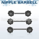 npsh22 straight barbells surgical steel 316l nipple