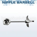 npsh2 straight barbells surgical steel 316l nipple