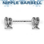npsh4 straight barbells surgical steel 316l nipple