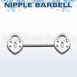 npsh9 straight barbells surgical steel 316l nipple