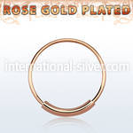 ns03rs nose hoop silver 925 nose