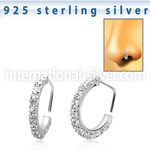 nscum 925 silver bend it yourself nose studs nose piercing