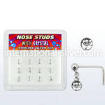 nsdc16 l shape nose studs silver 925 nose