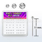 nybxmc2 bend it to fit nose studs silver 925 nose