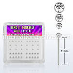 nybxmc bend it to fit nose studs silver 925 nose