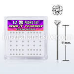nyczbxc bend it to fit nose studs silver 925 nose
