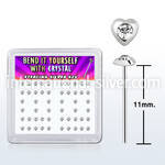 nyhrbxc bend it to fit nose studs silver 925 nose