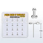 nypen16 925 silver bend it yourself nose studs nose piercing