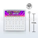 nyrdbxc bend it to fit nose studs silver 925 nose