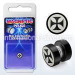 pkmp41 cheaters  illusion plugs and tapers anodized surgical steel 316l ear lobe