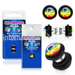 pkmp74 cheaters  illusion plugs and tapers acrylic body jewelry belly button