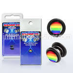 pkmp75 cheaters  illusion plugs and tapers acrylic body jewelry belly button