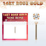 rbzm12 nose bone gold nose