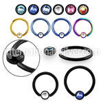 rccrt3 hoops captive rings anodized surgical steel 316l nose