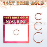 rcln20 nose hoop gold nose