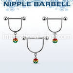 rfrsnp6 straight barbells surgical steel 316l nipple