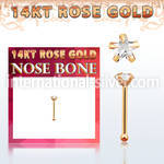 rnbsc1 nose bone gold nose