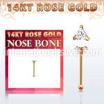 rnbtc1 nose bone gold nose