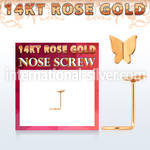 rsbt2 l shape nose studs gold nose