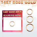 rsel20 seamless segment rings gold ear lobe