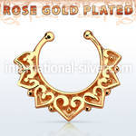 rssepd11 fake illusion body jewelry silver 925 septum