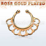 rssepd8 fake illusion body jewelry silver 925 septum