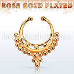 rssepd9 fake illusion body jewelry silver 925 septum