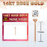 ryzc1 bend it to fit nose studs gold nose