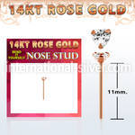 ryzhc1 bend it to fit nose studs gold nose