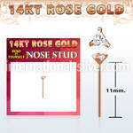 ryztc1 bend it to fit nose studs gold nose