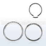 seg14 seamless segment rings surgical steel 316l ear lobe