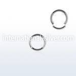 seg18 seamless segment rings surgical steel 316l nose