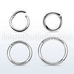 segh16 seamless segment rings surgical steel 316l ear lobe