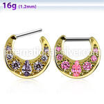 sepi16 straight barbells surgical steel 316l septum